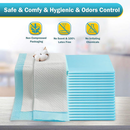 100 Count Bed Pads 30"x36" (No Adhesive Strip) Thicken Adults Incontinence Underpads Disposable