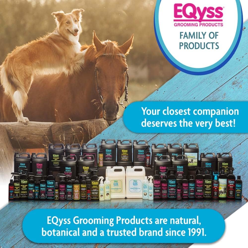 EQyss Premier Equine Horse Shampoo - Conditions and Moisturizes Coat, Enhances Color, Promotes