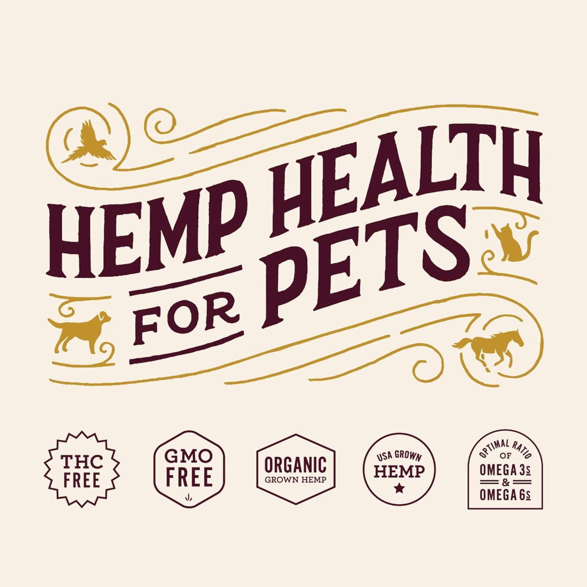 Hemp Well Organic Hemp Hearts –Reduces Feather Plucking, Promotes Relaxation, Immune Support