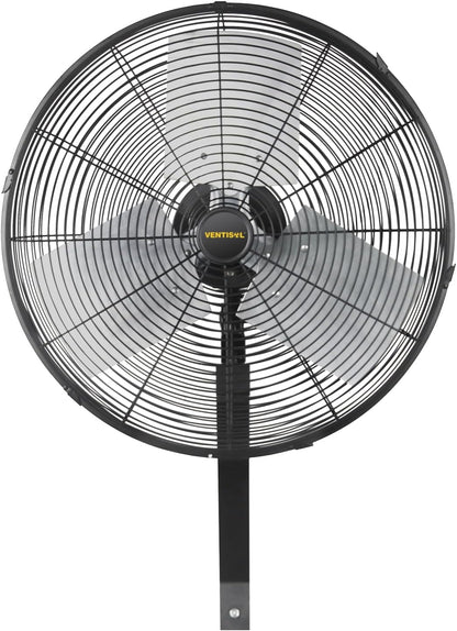 VENTISOL 20 Inch Wall Mount Fan Oscillating, 5500 CFM High Velocity Industrial Fans with 3 Speeds