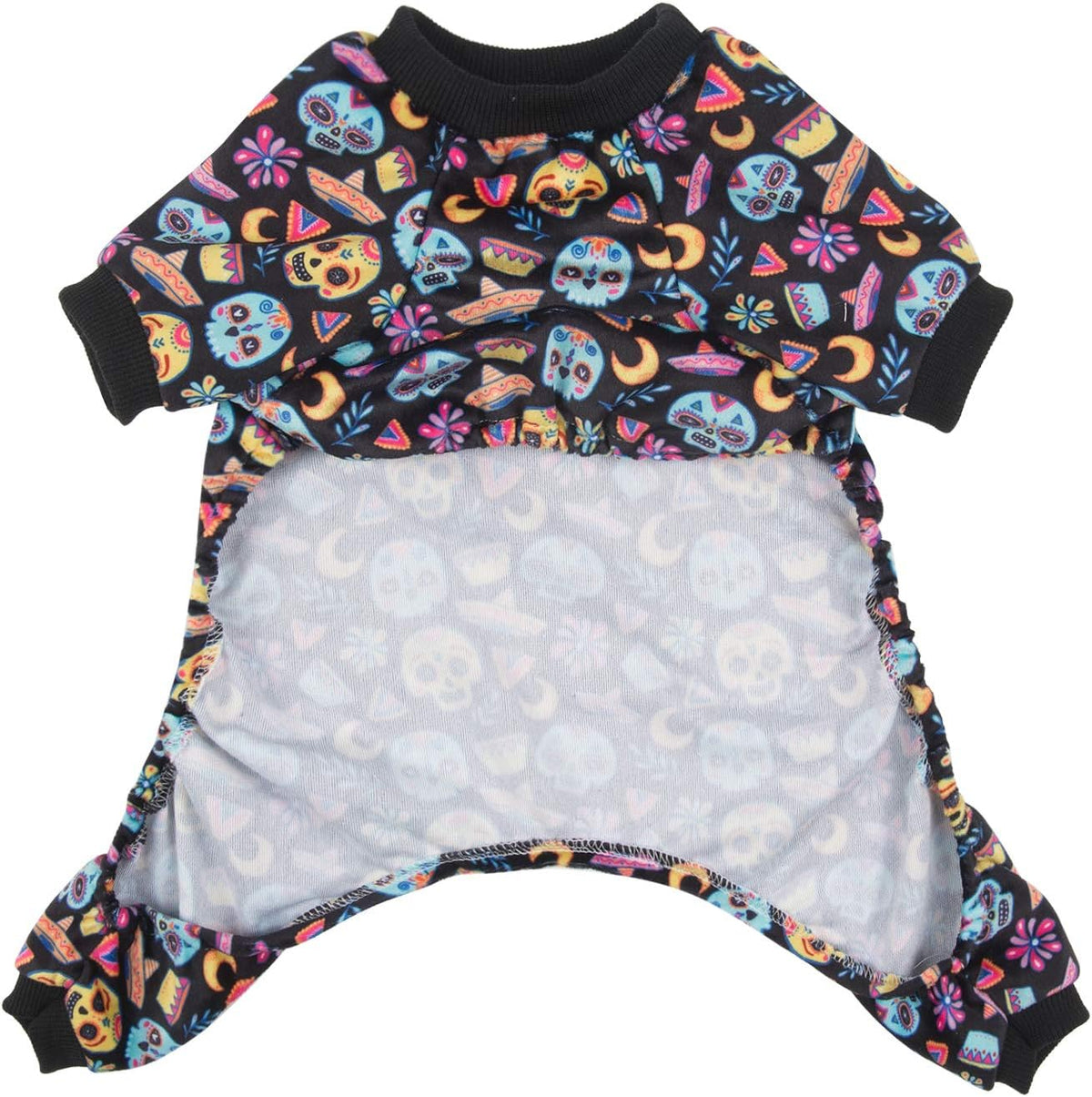 CuteBone Small Dogs Outfit Soft Puppy Onesies Pjs Halloween Dog Pajamas Pet Coat Cat Apparel Comfy
