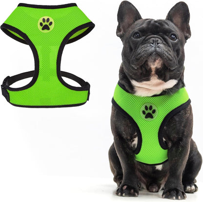 BINGPET No Pull Dog Harness,Soft Mesh Breathable All Weather Vest Harness,Safety Protection Design