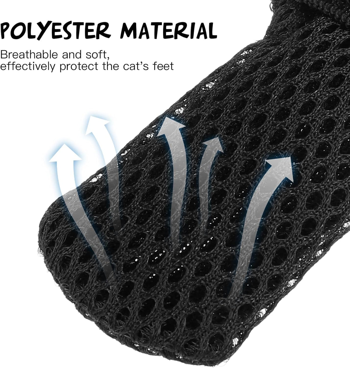 Cat Booties to Prevent Scratching: 4pcs AntiScratch Cat Claw Covers for Feeding Medicine, Pet
