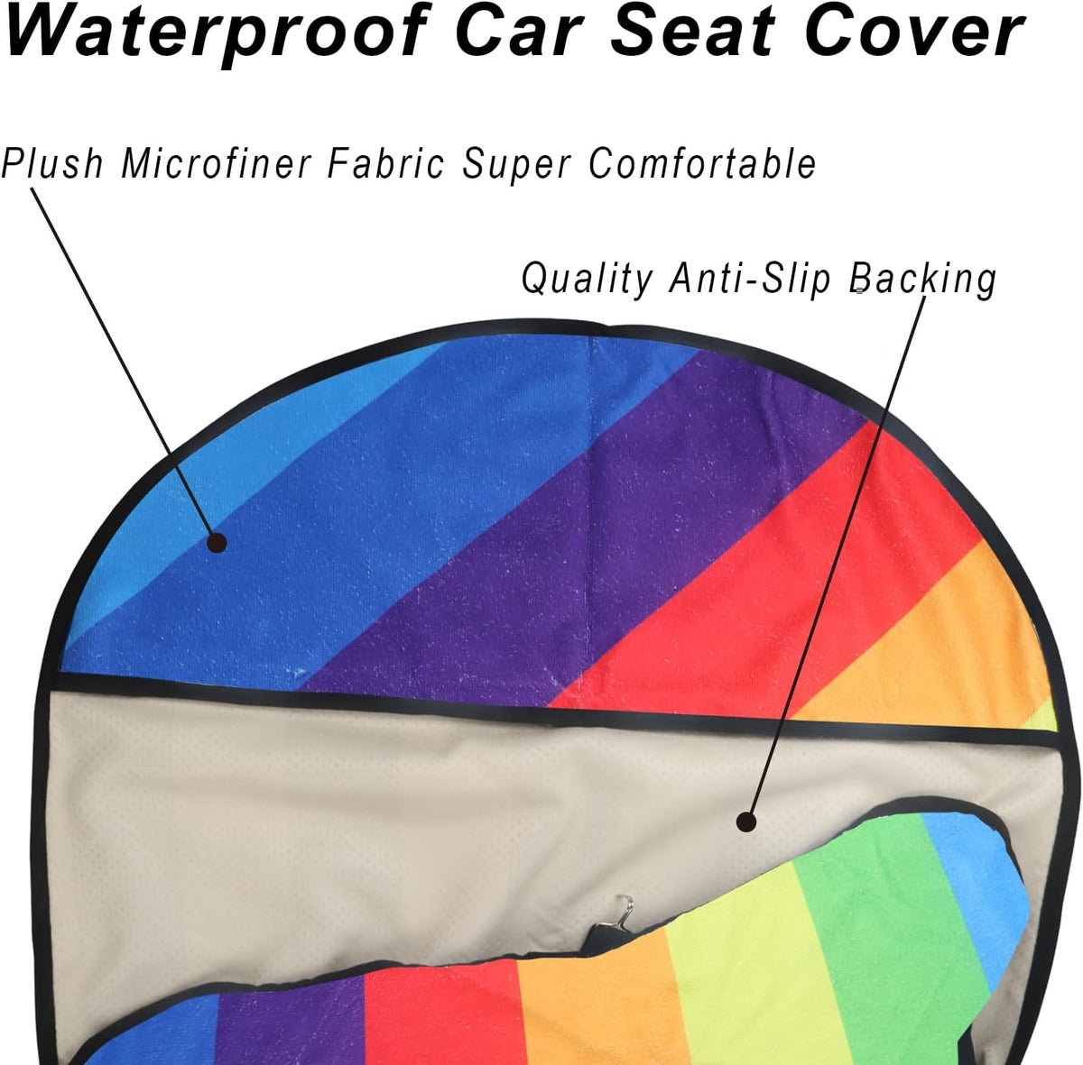Car Seat Cover Protector Front Seats,for Gym Workout,Running,Swimming,Beach and Hiking,Waterproof