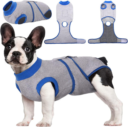 Kuoser Recovery Suit for Dogs Cats After Surgery, Professional Pet Recovery Shirt Dog Abdominal