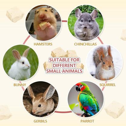 Abizoo Freeze Dried Tofu for Hamsters High Protein Low Fat & Balanced Minerals Grain Free Single