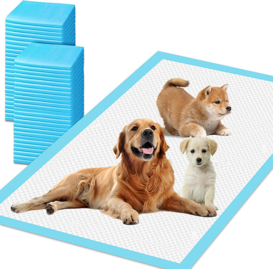 XXXXL Puppy Pee Pads for Dogs 31"x55" 40 Count, Extra Large Dog Pee Pads, Leak-Proof & Super