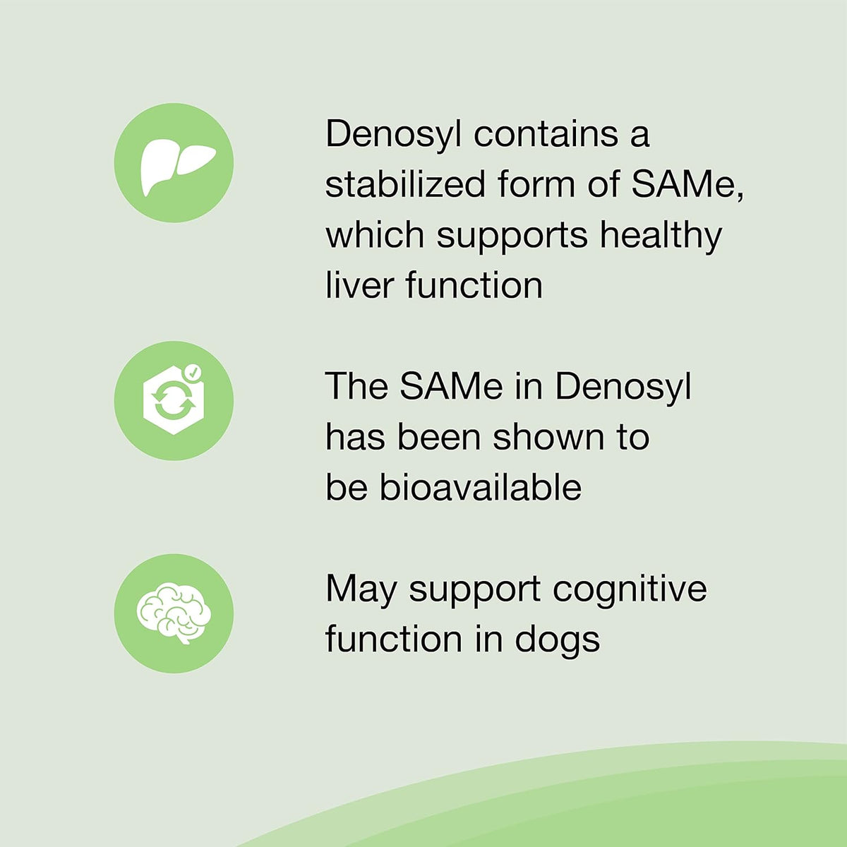 Nutramax Laboratories Denosyl Liver and Brain Health Supplement for Large Dogs, With