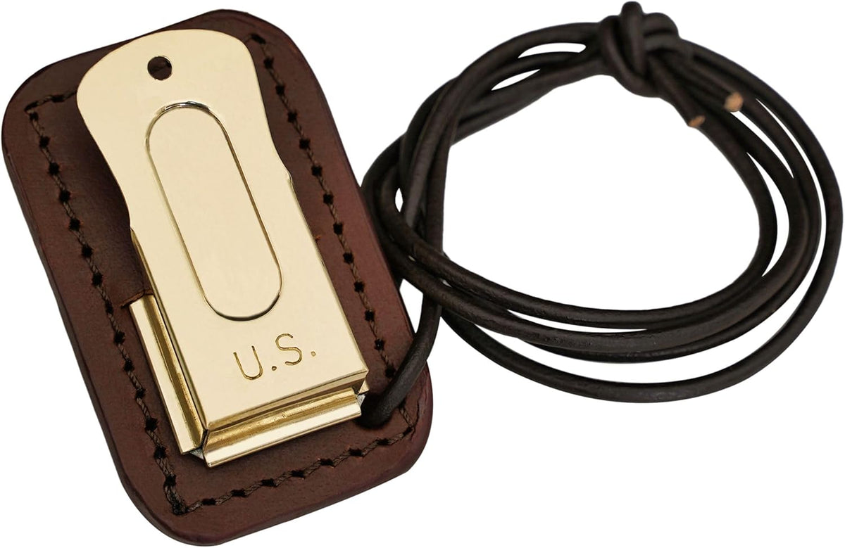 Mythrojan Brass and Steel Pet Training Clicker Puppy Dog Training Cricket Clicker U.S. Engraved WII
