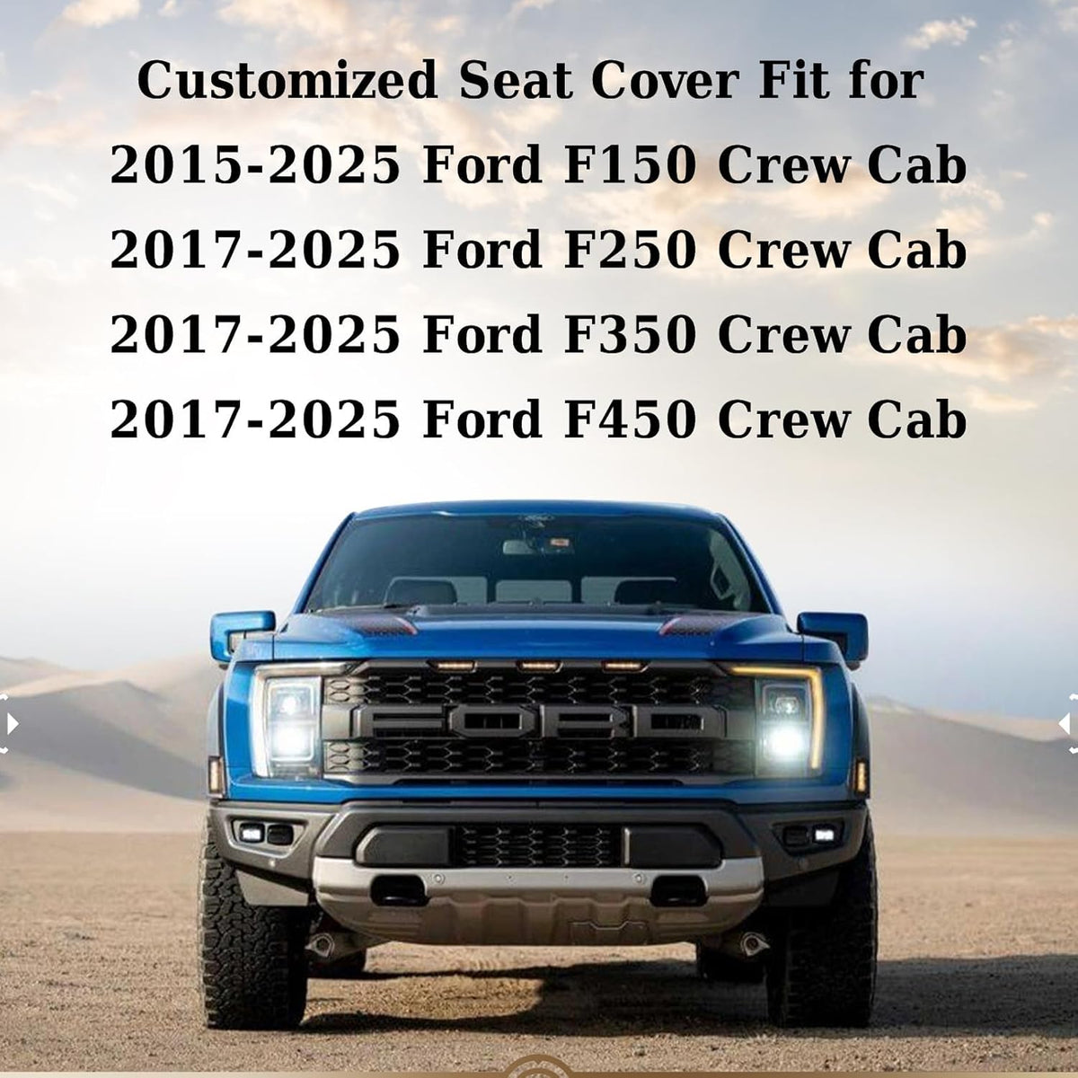 Coverado Rear Car Seat Covers, Waterproof Canvas Seat Protector for Car Seat Cushions for Kids &
