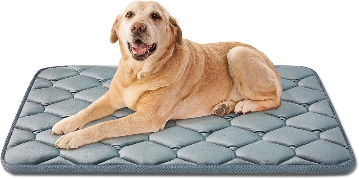 Dog Crate Mats,Soft Kennel Pads Washable with Anti-Slip Bottom,Dog Kennel Pads for Sleeping,Pets