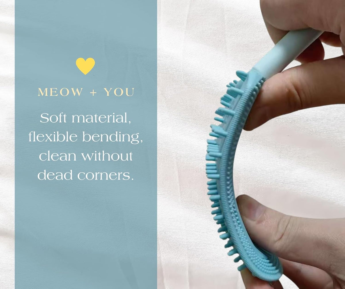 Cat Brush for Shedding,Cat Brushes for Indoor cats,Soft Comb, Short or Long Haired Cats,Pet