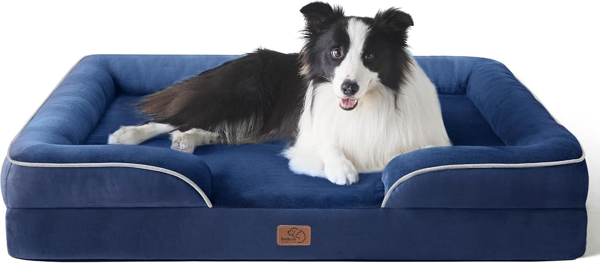 Bedsure Orthopedic Dog Beds Large Sized Dog - Washable Large Dog Cat Bed Waterproof, Comfort Dogs