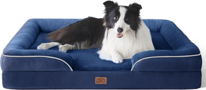 Bedsure Orthopedic Dog Beds Large Sized Dog - Washable Large Dog Cat Bed Waterproof, Comfort Dogs