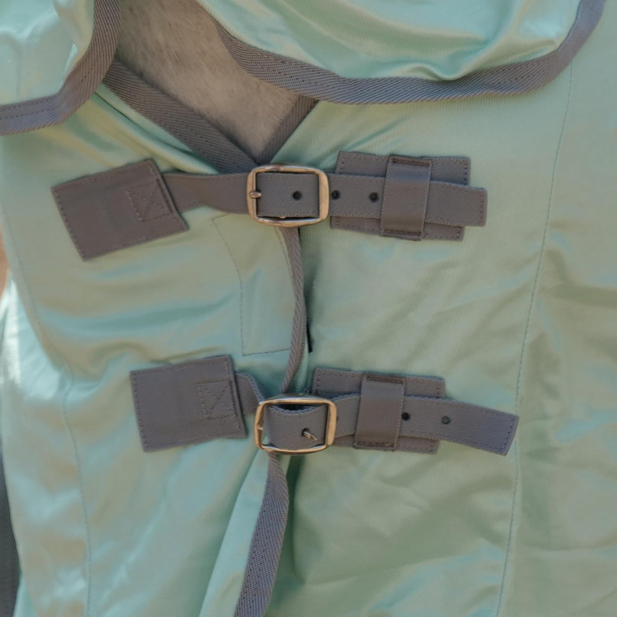 Horse Fly Sheet with Detachable Neck Cover & Belly Wrap, Adjustable Fly Sheet for Horses