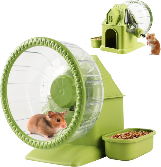 4 in 1 Silent Large Hamster Wheel Multifunctional Hamster Running Wheel Quite Running Spinner Wheel