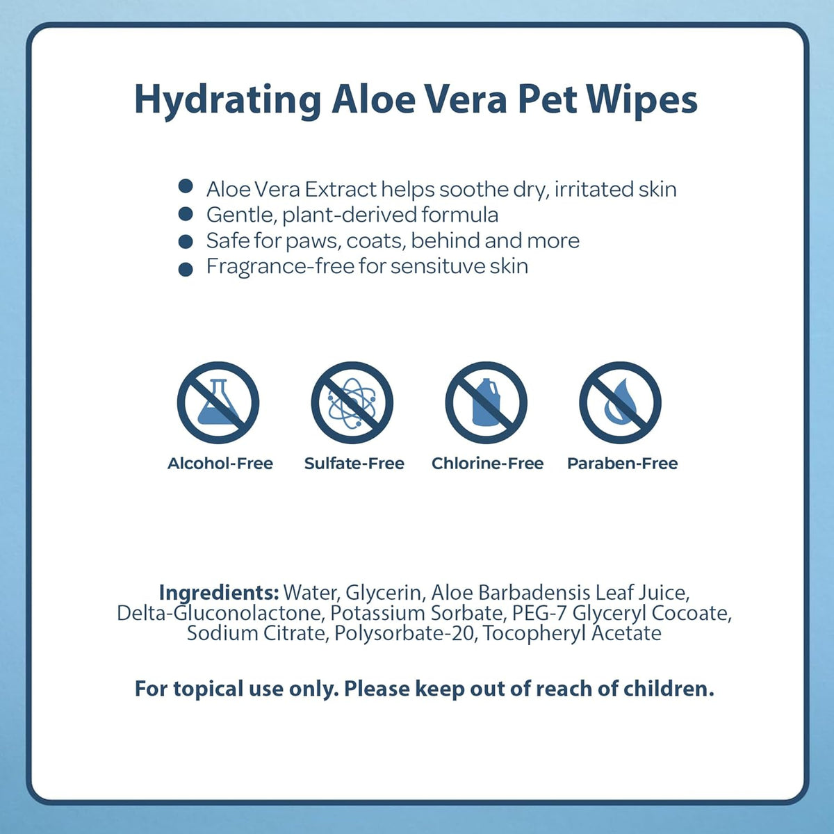 Best Pet Supplies Pet Wipes for Dogs - Dog Wipes Cleaning Deodorizing, for Coats, Ears, Paws