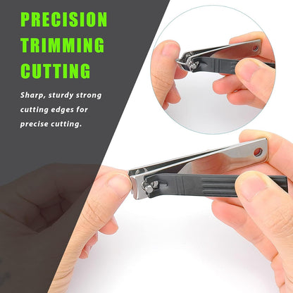 Nail Clippers Set, Toenail Clippers for Thick and Ingrown Nails, Fingernail Cutters for Men Women