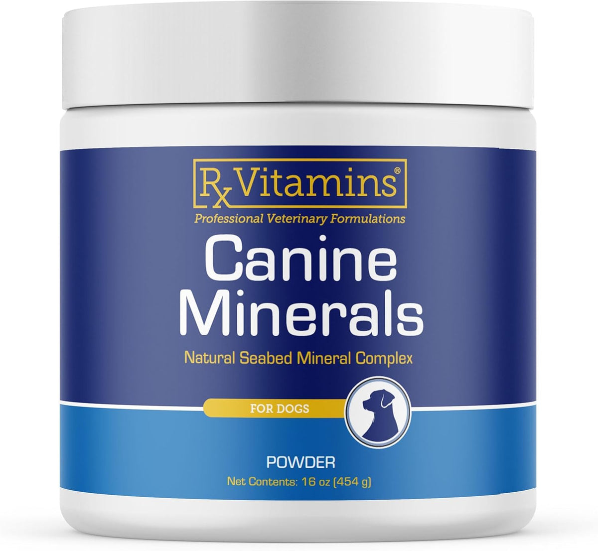 Rx Vitamins Canine Minerals - Essential Minerals for Dogs - Calcium, Magnesium, Iron Supplement