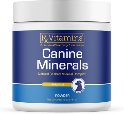 Rx Vitamins Canine Minerals - Essential Minerals for Dogs - Calcium, Magnesium, Iron Supplement