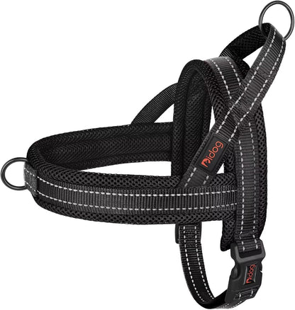 Didog No Pull Dog Harness with Soft Mesh Padded,Reflective & Quick Fit Light Weight Dog Strap Vest