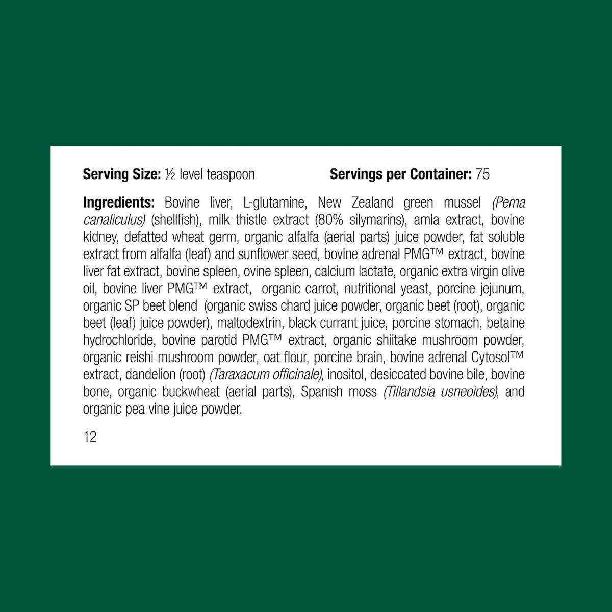 Standard Process Inc. Canine Dermal Support - Skin & Adrenal Gland Supplement - Comprehensive Skin