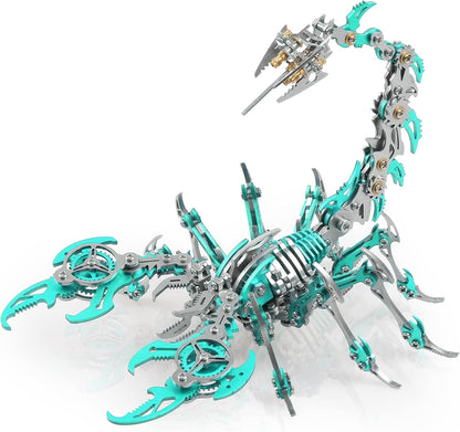 Scorpion 3D Metal Puzzles Kits for Adults Teens – 454 Pcs – Mechanical Assembly Models – 4 Hours to