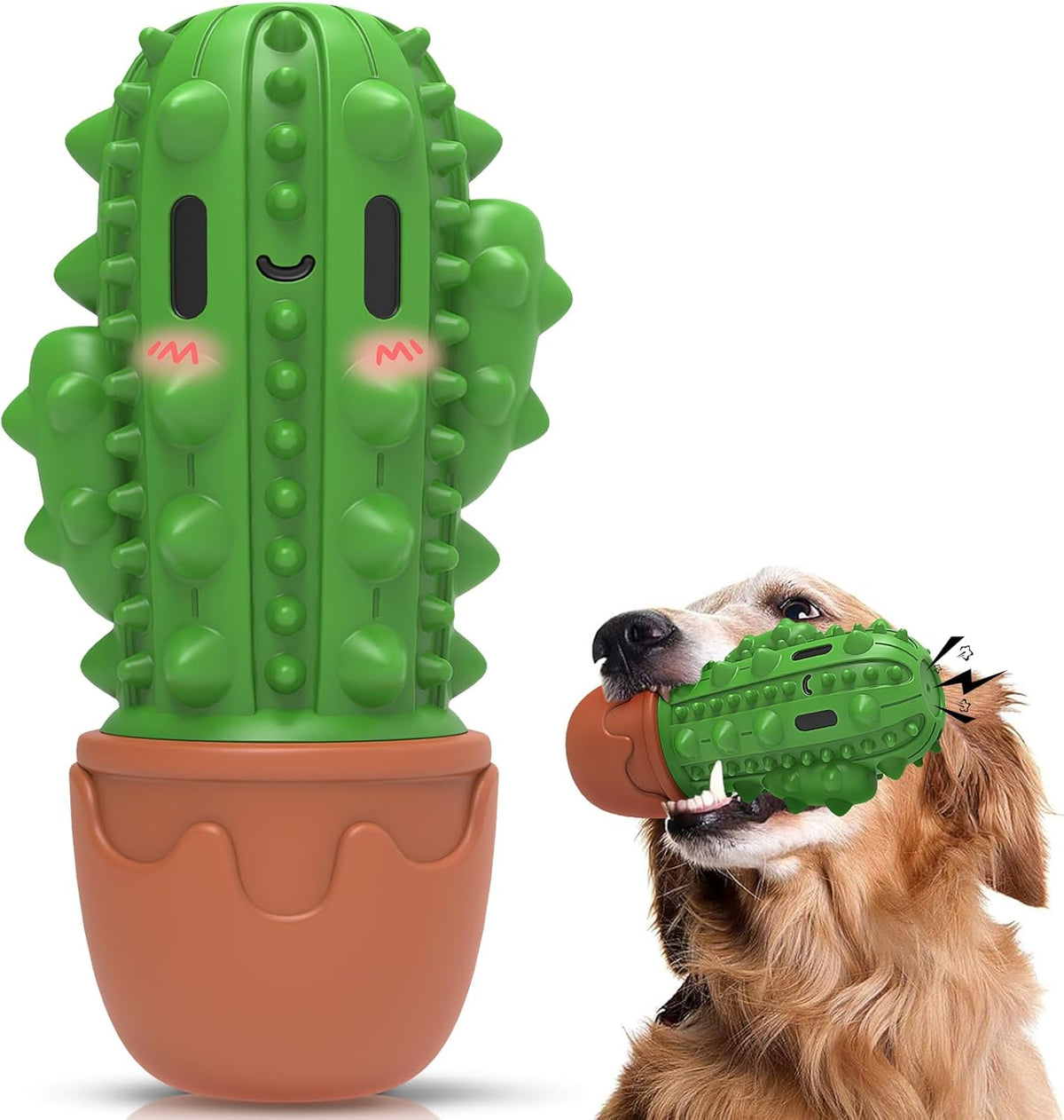 Dog Chew Toys Toothbrush Stick Teeth Cleaning Brush Dental for Medium Large Dog, Puppy