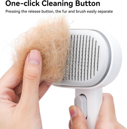Aumuca Cat Brush for Shedding, Cat Brushes for Indoor Cats, Cat Brush for Long or Short Haired