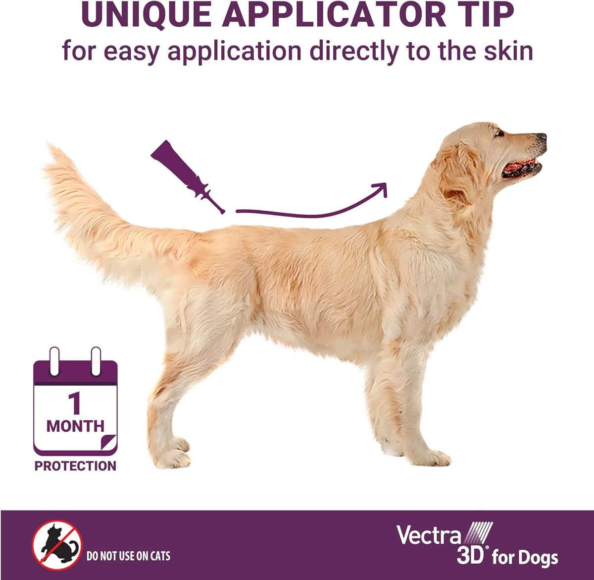 Vectra 3D for Dogs Flea, Tick & Mosquito Treatment & Prevention for Small Dogs (11 – 20 lbs) , 6
