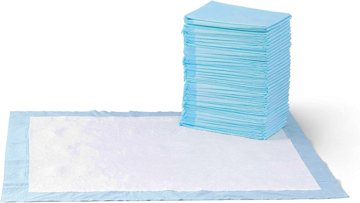 Amazon Basics Puppy Pads with Quick-Dry 5-Layer Leak-Proof Design for Potty Training, X-Large Size