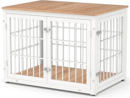 38 Inch Heavy Duty Dog Crate Furniture for Large and Medium Dogs, Decorative Pet House End Table