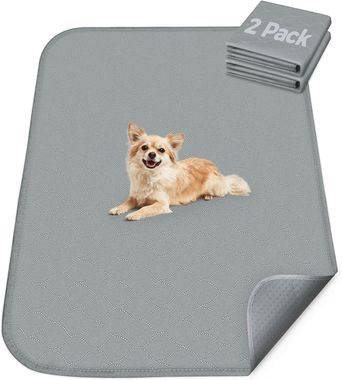 FXW Washable Pee Pads for Dogs, Puppy Pads with Super Absorbent, Specifically Designed for 24inch