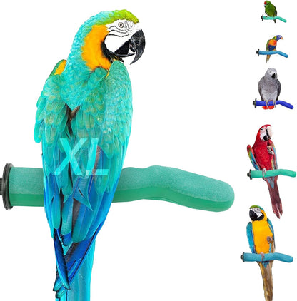 Safety Pumice Perch - Trims Nails and Beak - Promotes Healthy Feet - Safe Non-Toxic Bird Supplies