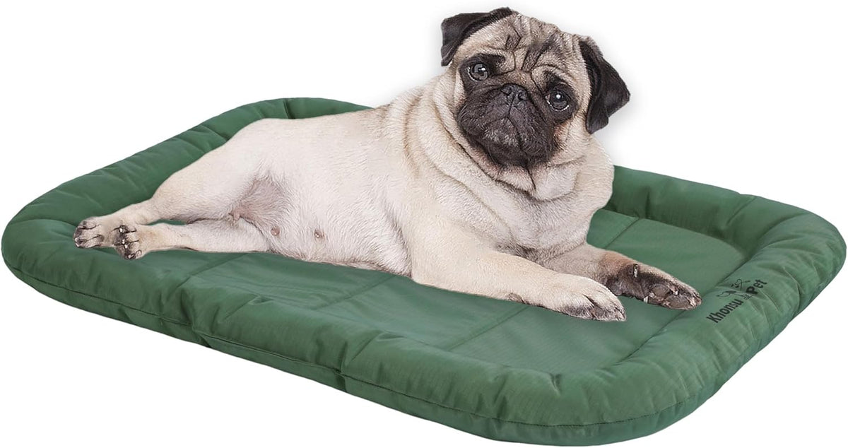 KHONSU PET Durable Dog Bed Tough and Tear Proof Dog Crate Bed, 800lbs Tear Strength PVC-Backed