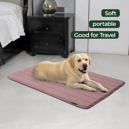 BALANCE Dog Crate Pad, Dog Foam Crate Mat Kennel Pad, Washable Water-Resistant Pet Bed Flat Dogs