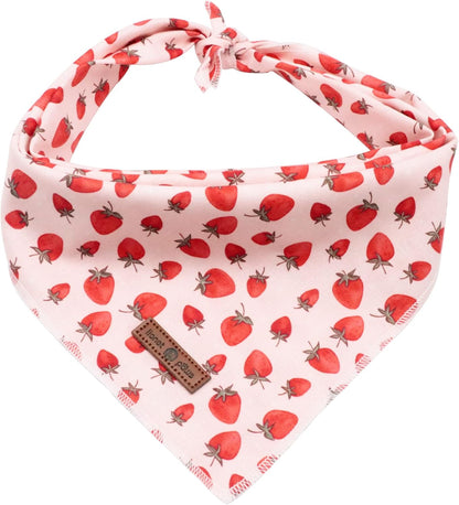 Lionet Paws Dog Bandana,Fabric Pink Dogs Kerchief for Medium Large Dogs,Dog Cotton Triangle Bibs