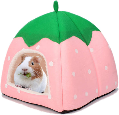 Guinea Pig Hideout Bed Rabbit House Cave Accessories Cozy Hide-Out for Bunny Hedgehog Ferret