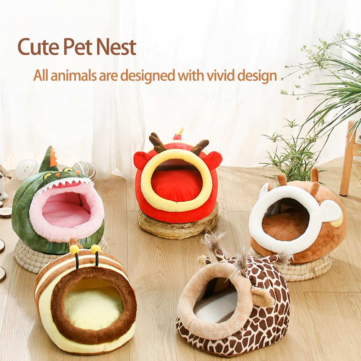 Guinea Pig Rat Bed Hideout for Rat Bearded Dragon Hedgehog Ferret to Sleep and Hide, Guinea Pig