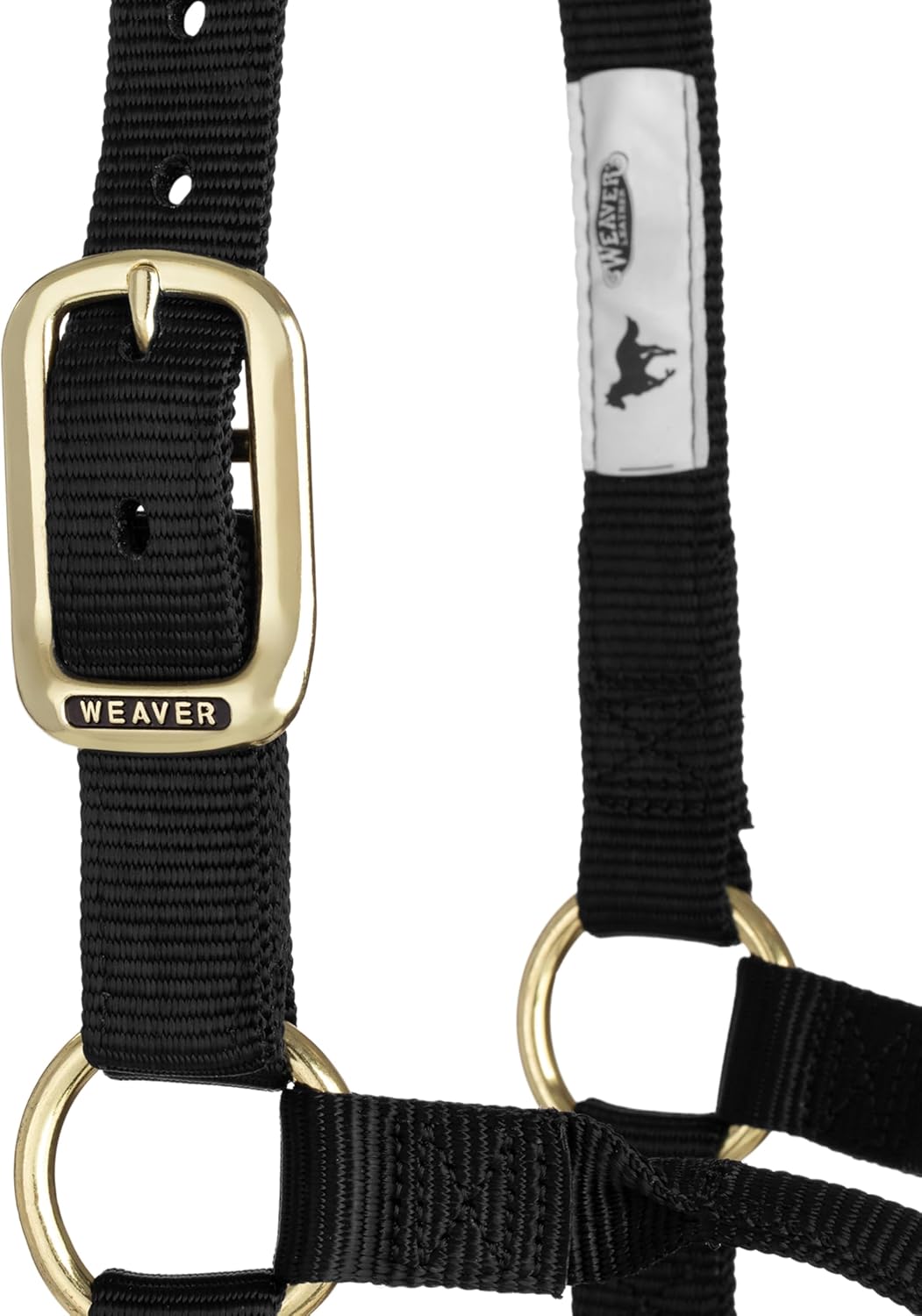 Weaver Equine Nylon Horse Halter, Triple-Ply Cheek Design, Original Non Adjustable Halters for