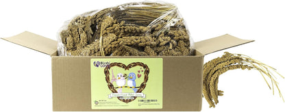 Birds LOVE French Kissed Spray Millet for Birds - Parakeets, Cockatiels, Lovebirds, Finches