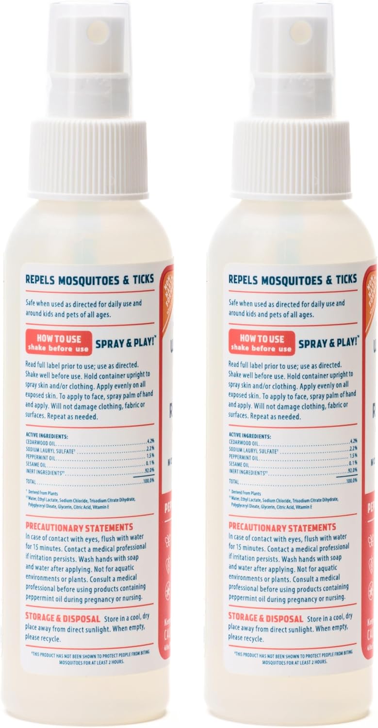 Wondercide - Mosquito, Tick, and Insect Repellent with Natural Essential Oils - DEET-Free Bug Spray