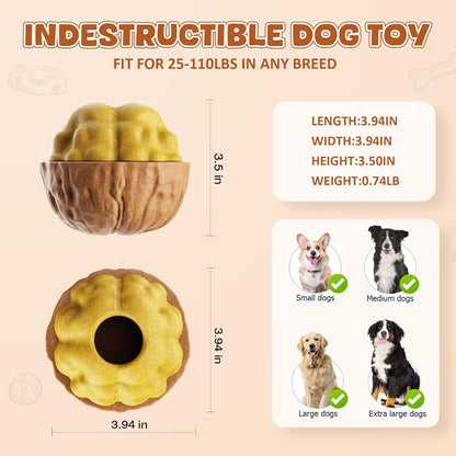 Dog Frozen Treats Toy, Cognitive Dogs Brain Stimulation Toys for Aggressive Chewers, Interactive