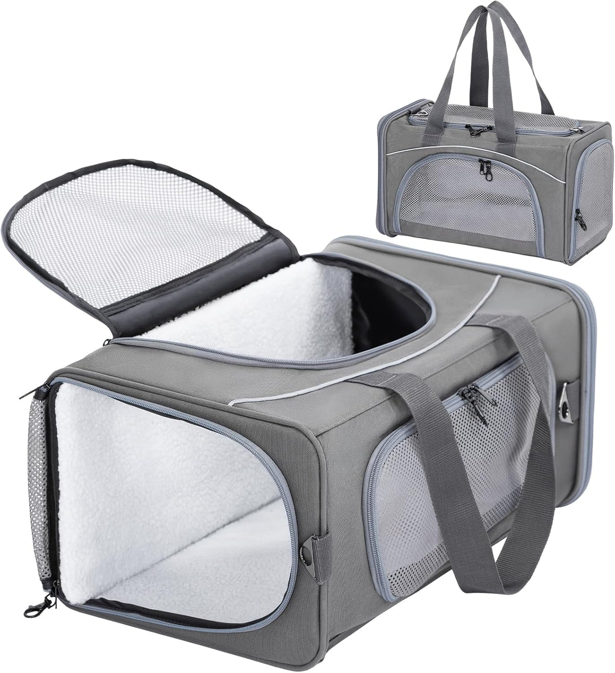 ‌Petsfit Airline Approved Pet Carrier for Small Dogs & Cats, 19x9x12 TSA Approved Carrier, with