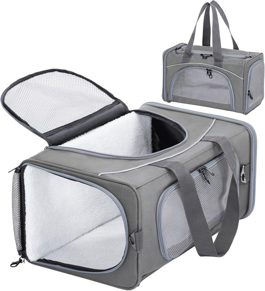‌Petsfit Airline Approved Pet Carrier for Small Dogs & Cats, 19x9x12 TSA Approved Carrier, with