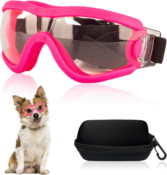 Dog Goggles Small Breed Dog Sunglasses with Adjustable for UV Protection Eyewear Doggy Doggie Puppy