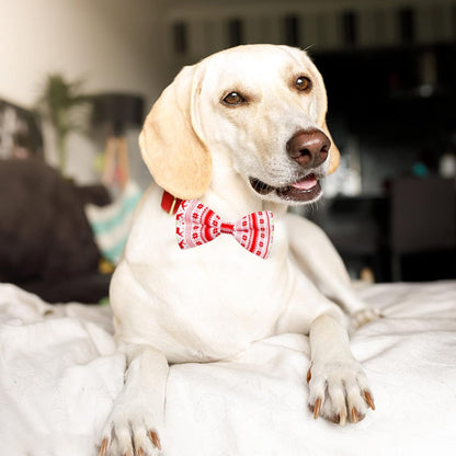 PET SHOW 10pcs/Pack 4.5 * 2.5" Christmas Large Dogs Collar Attachment Bow Ties Xmas Parties Medium