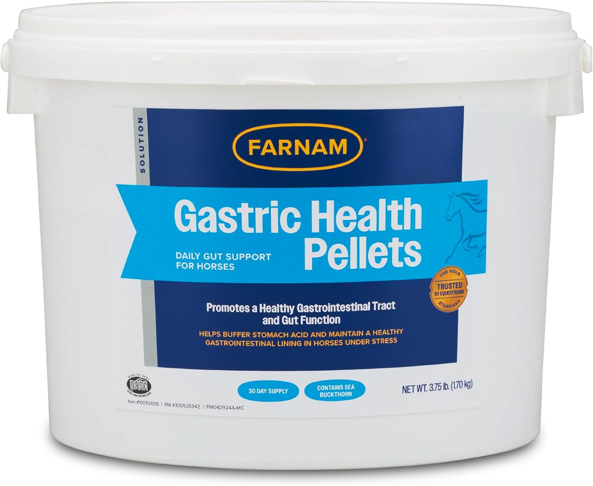 Farnam Gastric Health Pellets, Daily Gut and Digestive Health Supplement for Horses Helps Maintain
