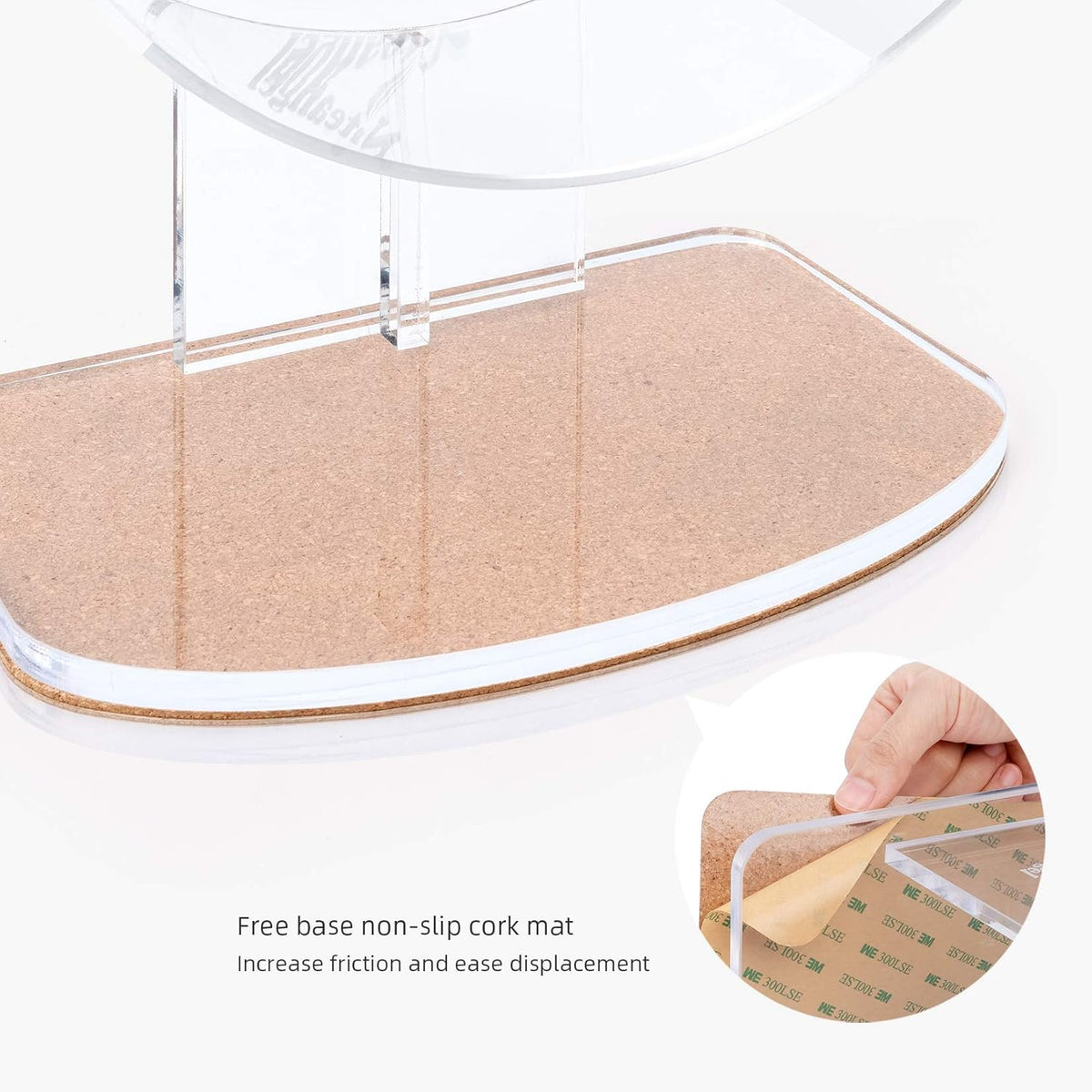 Niteangel Silent Hamster Exercise Wheel - Dual-Bearing Quiet Spinning Acrylic Hamster Running Wheel
