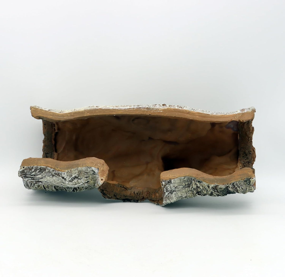JIHAQUA Aquarium Resin Bark Terrarium Decor, Lizard, Snake or Reptile Hide,Lizard, Spider and